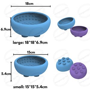 Comedero Lento para Perros de Silicona de Grado Alimenticio, Tamaño Grande, Antideslizante, Anti-Asfixia y Anti-Vómito, Tazón para Lamer para Mascotas - Product Image 6