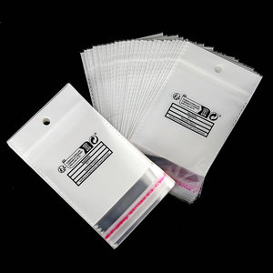 Kích thước tùy chỉnh Bopp OPP CELLO Giấy bóng kính tự dính seal <span class=keywords><strong>Bag</strong></span> với treo tiêu đề - Product Image 2