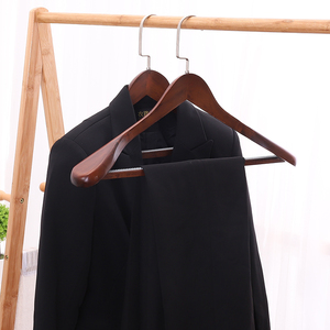 Bán Sỉ Móc Treo Quần Áo Chất Lượng Cao Móc Treo Áo Khoác Bằng Gỗ Màu Trơn Rộng Vai Bằng Gỗ - Product Image 4