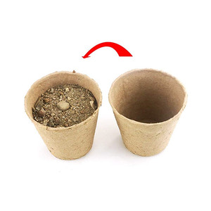 Tazza <span class=keywords><strong>di</strong></span> carta ecologica polpa rotonda biodegradabile pianta starter vassoi per piantine giardinaggio <span class=keywords><strong>vasi</strong></span> <span class=keywords><strong>di</strong></span> <span class=keywords><strong>torba</strong></span> per piante - Product Image 6