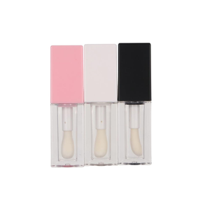Tubes de brillant à lèvres LED rose et noir de 8,5 ml avec miroir, conteneur vide pour huile à lèvres et emballage personnalisé avec logo - Product Image 4