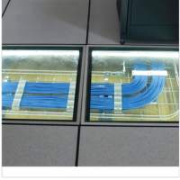 Piso Elevado de Vidrio Transparente de Alta Resistencia, Antiestático, para Plantas Industriales, Salas de Servidores, Hospitales, Impermeable, Antideslizante y Duradero