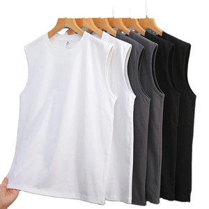 Camiseta sin mangas deportiva de secado rápido de color sólido para <span class=keywords><strong>hombre</strong></span>, chaleco estampado personalizado de verano para <span class=keywords><strong>hombre</strong></span> - Product Image 1