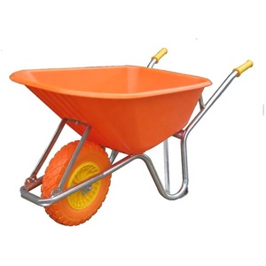 Bandeja <span class=keywords><strong>de</strong></span> plástico europea, gran oferta, <span class=keywords><strong>carretilla</strong></span> WB6414P, bandeja <span class=keywords><strong>de</strong></span> polietileno, <span class=keywords><strong>carretilla</strong></span> <span class=keywords><strong>de</strong></span> <span class=keywords><strong>mano</strong></span> resistente con marco <span class=keywords><strong>de</strong></span> acero - Product Image 1