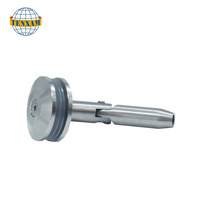 Support d'auvent en verre en acier inoxydable massif pour porte d'entrée moderne, raccord d'auvent en verre pour escalier et mur