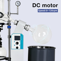 Évaporateur Rotatif à Moteur DC avec Contrôle de Vitesse Automatique et Affichage Numérique à Cristaux Liquides, Fabrication Industrielle