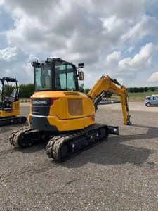 Pour concessionnaires officiels : Mini-excavatrice sur chenilles 9057FZTS, poids opérationnel 5,0 tonnes, moteur Cummins, pour le terrassement et le creusement de fossés - Product Image 4