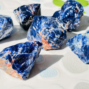 Vente en gros de pierres de guérison, sodalite bleue brute, pierre brute de sodalite, pierres précieuses pour la guérison et la vente - Product Image 4