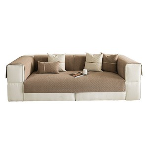 <b>Sofa</b> Cushions Jacquard Chenille Pad Type 145-185Cm Machine Wash Solid Color <b>For</b> Living Room <b>Sofa</b> <b>Cover</b> - Product Image 5