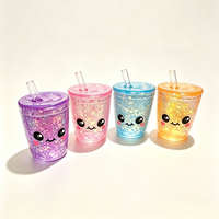 Jouet anti-stress mignon en forme de tasse de thé au lait, jouet à presser à récupération lente, mini jouet de décompression pour enfants et adultes