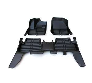 BORNSELLER Tapis de sol complets sur mesure à boucles métalliques renforcées (3/4/5 pièces) pour Audi A3 8v - Matériaux cuir et <span class=keywords><strong>EVA</strong></span> - Product Image 4