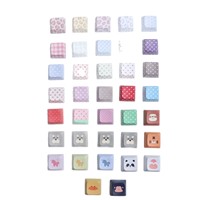 Mechanical Keyboard Personalized Keycaps Cherry MOA XDA Profile PBT Plaid Polka Dot Caps Mini Keyboard Finger Clicker Fidget Toy