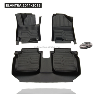 Tapis de pied Tpe personnalisé d'affaires de luxe accessoires intérieurs tapis de pied de tapis de voiture inodore en gros pour ELANTRA 2011-2015 - Product Image 1