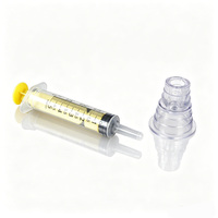 Seringue d'alimentation vétérinaire jetable de 5 ml sans aiguille, distributeur oral pour animaux de compagnie avec embout en silicone