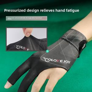 Nouveaux gants de <span class=keywords><strong>billard</strong></span> unisexes, sportifs, antidérapants, résistants à l'usure, respirants, trois doigts, demi-doigts, pour la compétition de <span class=keywords><strong>billard</strong></span> - Product Image 2