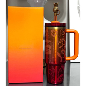 Nuevo Vaso Térmico de Acero Inoxidable de 40oz Edición Colaborativa Personalizada Singer G, Taza Portátil con Asa y Aislamiento Láser - Product Image 4