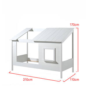 Europeo piccola famiglia casa i bambini letto in legno massello di qualità creative multi-funzionale bucolico casa letto - Product Image 5