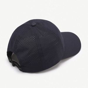 Wholesale Summer Sport <b>Cap</b> Sunhat Solid Color Net Hole 6 Panel Breathable <b>Waterproof</b> Baseball <b>Cap</b> - Product Image 5