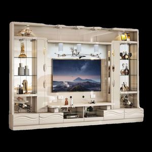 Luxury Floating <b>TV</b> Cabinet Modern Wall <b>Mounted</b> Living Room Furniture Wood Entertainment Center <b>Stand</b> Unit - Product Image 5
