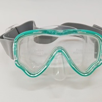 Masque de plongée Xin yi xuan 2528B avec bandeau tricoté, masque de plongée en silicone liquide avec cadre en PC pour la plongée en apnée et la plongée sous-marine