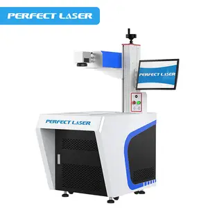 Machine parfaite de marquage laser à fibre métallique RF Co2 10w pour jean de carte de papier en cuir acrylique en bois