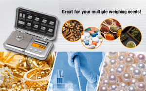 Xách Tay Thép Không Gỉ LCD Hiển Thị Trọng Lượng Quy Mô 0.001G/0.01G Vàng Gram Túi Quy Mô Nhỏ Mini Đồ Trang Sức Quy Mô Pin Điện - Product Image 5