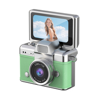 LK-027 Duimcamera - Mini-camera met klapbaar scherm - Digitale vintage CCD-camera voor studenten, hoge definitie, draagbaar