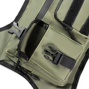 New Outdoor Tactical Compression Chest Bag Multi-function Vest Non-slip Silicone Strips Custom Logo for Sports Running Cycling - Product Image 5