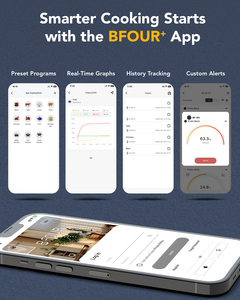 Thermomètre à viande sans fil WiFi 2026 le plus récent avec 2 sondes, thermomètre de cuisson numérique à double <span class=keywords><strong>sonde</strong></span> pour grillades, barbecue, fumoir, four - Product Image 5