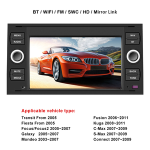 Lecteur vidéo de voiture crbrillant Android 10 de 7 pouces pour <span class=keywords><strong>Ford</strong></span>/Connect/Fiesta/<span class=keywords><strong>Transit</strong></span>/Focus - Product Image 3