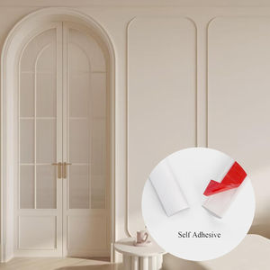 Moldura de ajuste de pared autoadhesiva Flexible Peel and Stick para paredes de borde de azulejo contra salpicaduras bordes Ventana de celosía decoración de pared - Product Image 4