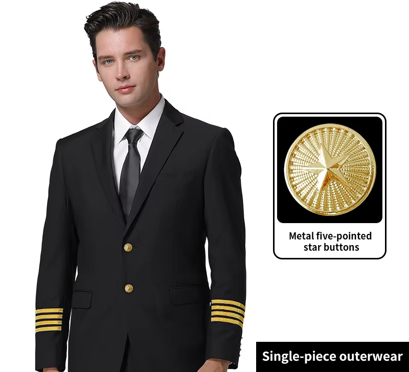 Noir - Simple boutonnage