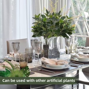 Top Seller Artificial Ruscus Aculeatus <b>Leaves</b> Lemon <b>Leaf</b> Branches Real Touch for Festival Wedding Decoration - Product Image 4