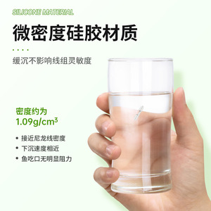 ตัวแยกสาย Leader Line พร้อมซิลิโคนกันพันกัน สำหรับตกปลาในน้ำจืด ทนทาน - Product Image 5