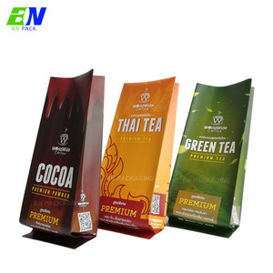Bolsas de plástico impresas con logotipo personalizado para embalaje de alimentos, refuerzo lateral, bolsas de café turco - Product Image 6