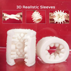 <strong>Hot</strong> Selling Adult Sex Toys for Men - Dual-Sleeve Automatic Thrusting Rotating Vibrating Sex Machine <strong>Penis</strong> Vibrator Stroker - Product Image 6