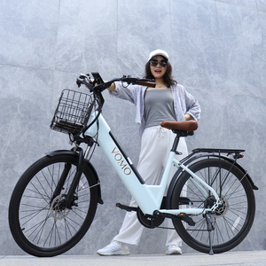 Bicicleta Eléctrica Urbana CS20 para Adultos con Motor sin Escobillas, Batería de Litio, Almacén en la UE, Bicicleta Eléctrica de 27.5 Pulgadas - Product Image 1