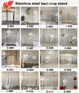 SMOOTH Wedding <b>Stand</b> Arch <b>Backdrop</b> Balloon Frame Free Standing for Birthday Wedding Events Decoration - Product Image 5