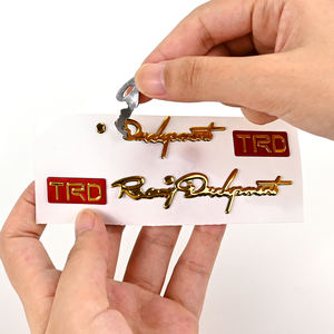 कस्टम स्व-चिपकने वाला कार ग्रिल प्रतीक बैज वाटरप्रूफ टिकाऊ नरम 3 डी अक्षर कार लोगो स्टिकर भ्रूण - Product Image 3