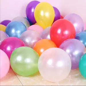 High Quality Decoration Balloon Globos Fiesta Colored Pearl Child Baby Kids Shower 12 Inch Birthday Party Latex Balloon