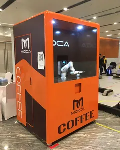Vending Chiosco Completamente Automatico Che Fanno Fare Robot Creatore Braccio Macchina per il Caffè Robot