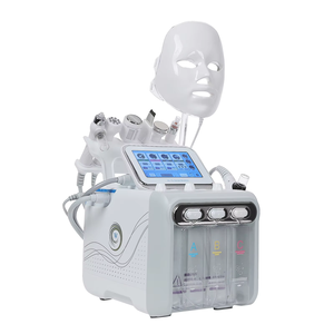 Appareil de beauté pour le visage 7-en-1 H2O2 Oxygen Water Spa, machine de soin de la peau à bulles fines, équipement de rajeunissement cutané de bureau - Product Image 3