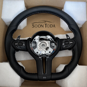 Volant sport large M Performance pour <span class=keywords><strong>BMW</strong></span> F10 F30 F20 F21 F22 F23 F31 F32 F33 F34 F36 F15 F16 F25 F26 F10 E90 - Product Image 1