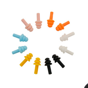 Tapones para los Oídos Linyi, Seis Colores, Reducción de Ruido 25 NNR, Forma de Árbol de Navidad, Lavables, para Dormir, Estudiar y Nadar - Product Image 4