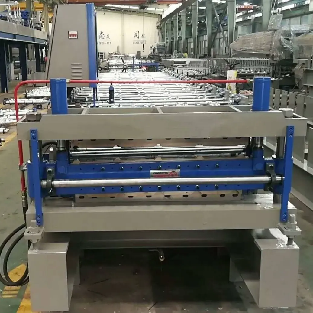 Doppelschicht-Dachplatten-Wellblech-IBR-Platten form maschine