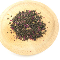 Teh Herbal Pelangsing Detoks 28 Hari, Teh Bunga Mawar Puer Cina, Teh Herbal Alami untuk Manajemen Berat Badan, Grosir