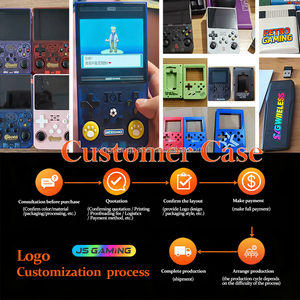 Consola de <span class=keywords><strong>Juegos</strong></span> Portátil JSGAMING M27, Pantalla Grande de 7.0 Pulgadas, Consola de Video Retro de Bolsillo, Compatible con LINUX Emelec - Product Image 6