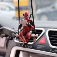Porte-clés de voiture universel créatif en résine, pendentif amusant en forme de livre de lecture, accessoire intérieur de voiture, décoration de rétroviseur