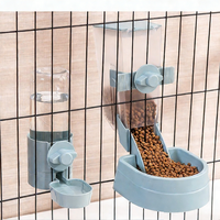 Distributeur d'eau automatique suspendu pour animaux de compagnie, fontaine à boire tout-en-un pour chats et chiens, abreuvoir pour animaux de compagnie à fixer sur la cage