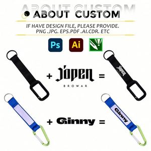 Wholesale Promotional Keychains Carabiners <b>Polyester</b> <b>Lanyard</b> Keychain Outdoor Climbing Carabiner <b>Lanyards</b> with logo Custom - Product Image 2